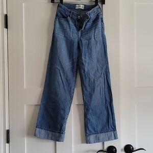 Abercrombie Kids Blue Cropped Jeans